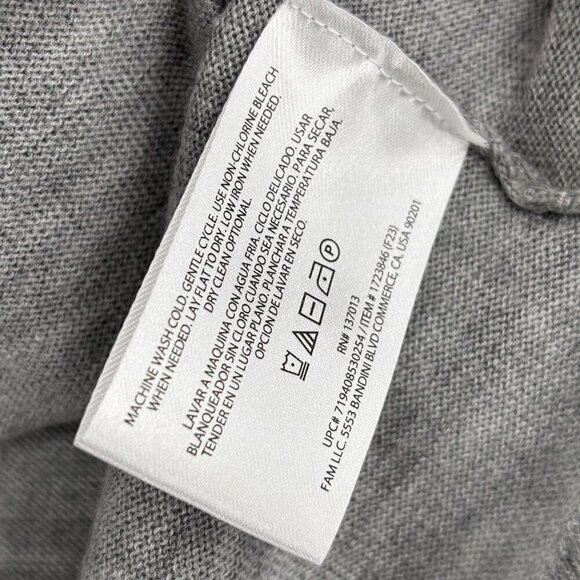 Banana Republic Merino Wool Pullover Sweater Womens Size XL Gray Heather - Picture 12 of 12
